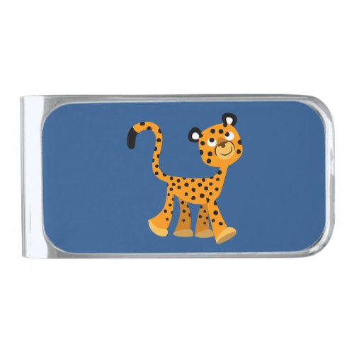 Cute Insouciant Cartoon Cheetah Money Clip