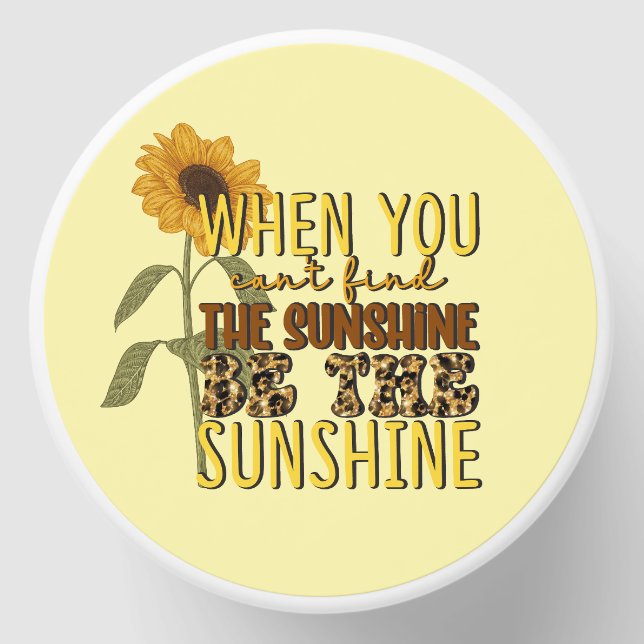 Cute inspiration word art sunshine mini candle favors (Front)