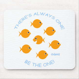 Cute Inspirational Goldfish Mousepad