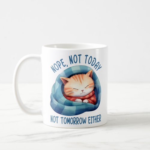 Cute Introvert Cat 2  Coffee Mug