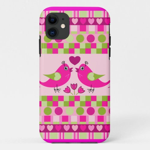 Cute iPhone 5 case with Love birds