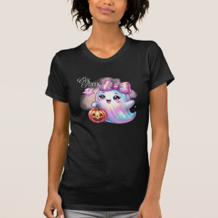 Cute Iridescent Ghost Halloween T-Shirt
