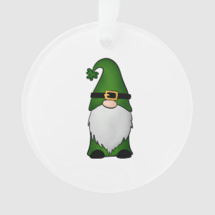 Cute Irish Gnome Ornament