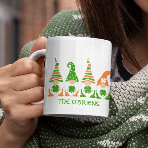 Cute Irish Gnomes Coffee Mug