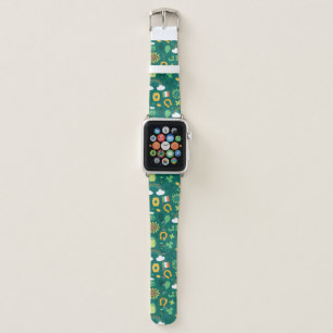 Cute Irish Icon Pattern Apple Watch Band