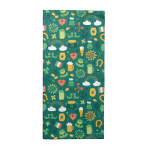 Cute Irish Icon Pattern Cloth Napkin