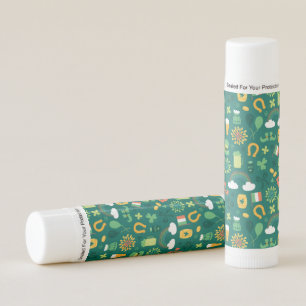 Cute Irish Icon Pattern Lip Balm