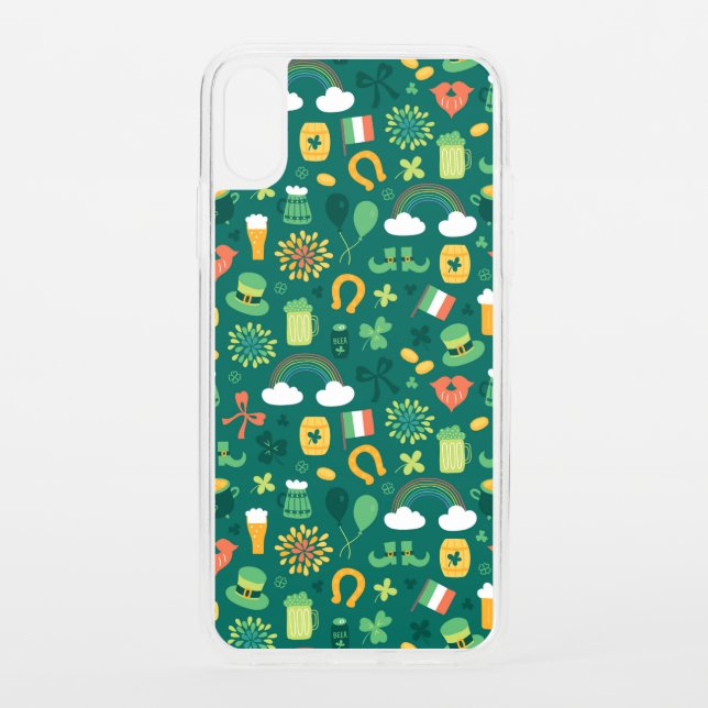 Cute Irish Icon Pattern Uncommon iPhone Case (Back)