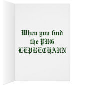 Cute Irish Pug Cards (Inside (Right))