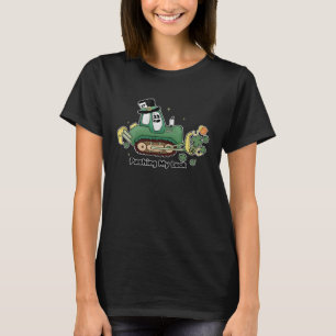 Cute Irish Pushing My Luck Saint Patrick s Day T-Shirt