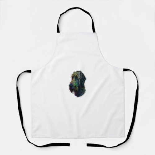 Cute Irish Wolfhound Lover Colorful Art Dog Mom Do Apron