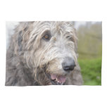 Cute Irish Wolfhound Towel