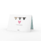 Cute Italian Greyhounds Cartoon Dog Mom Valentines