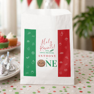 Cute Italian Meatball First Birthday Party  Favor Bag