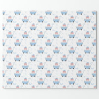 Cute It's a Boy Baby Shower Wrapping Paper