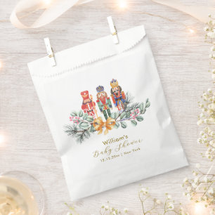 Cute It's Cold Outside Nutcracker Baby Shower Favor Bag
