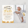 Cute Its so Sweet to bee Two Birthday Invitation Postcard