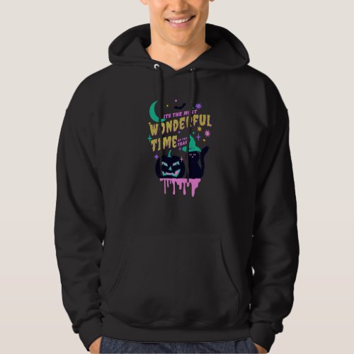 Cute Its the Most Wonderful Time Of the Year Cat  Hoodie