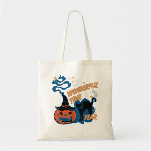 Cute Its the Most Wonderful Time Of the Year Cat  Tote Bag