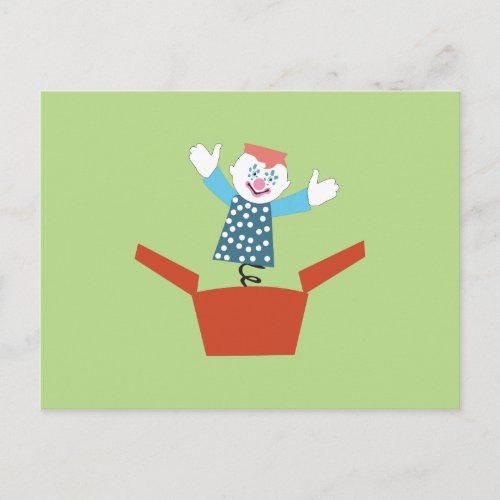 Cute Jack in the Box Postcard