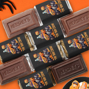 Cute Jack O Lantern Boo Crew Modern Halloween Hershey's Miniatures