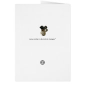 Cute Jack Russell Dog Cards (Back)