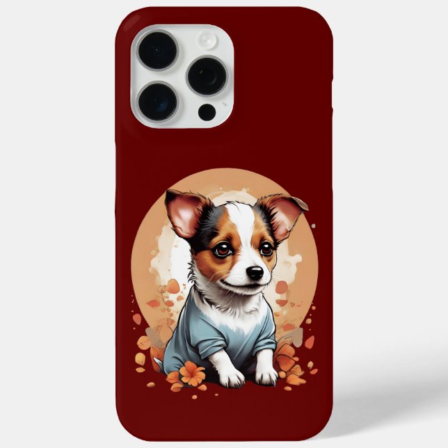 Cute Jack Russell Puppy Case-Mate iPhone Case (Back)