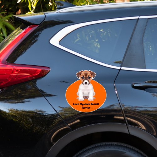 Cute Jack Russell Terrier Breed Car Sticker