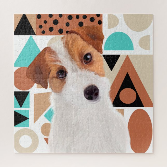 Cute Jack Russell Terrier Dog Jigsaw Puzzle (Vertical)