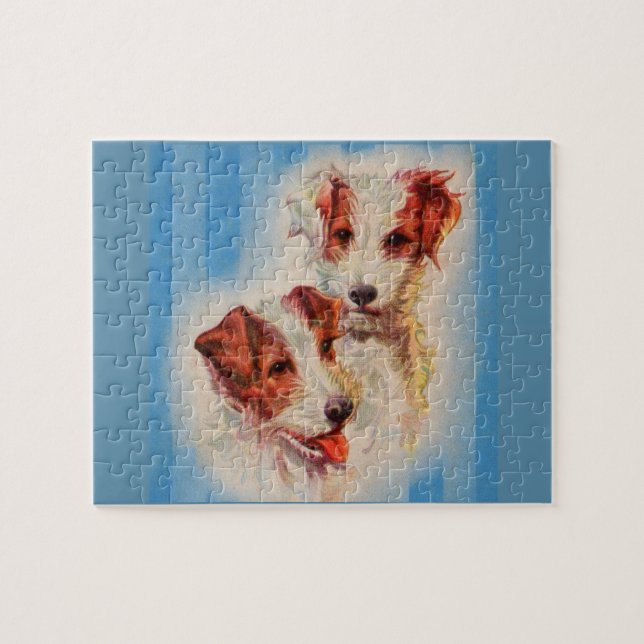 CUTE Jack Russell terriers Jigsaw Puzzle (Horizontal)