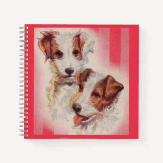 CUTE Jack Russell terriers print Notebook