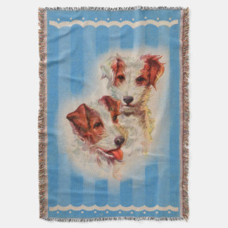 CUTE Jack Russell terriers Throw Blanket