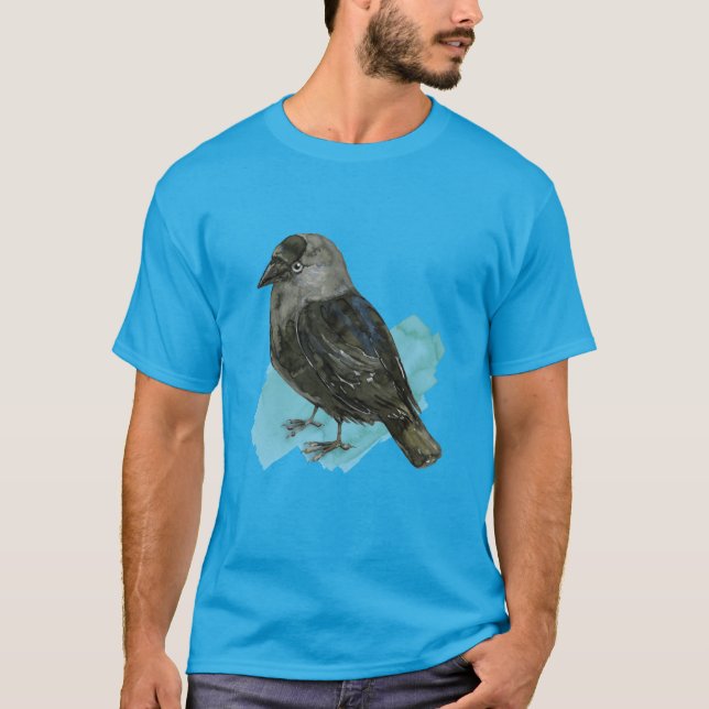 Cute jackdaw T-Shirt (Front)