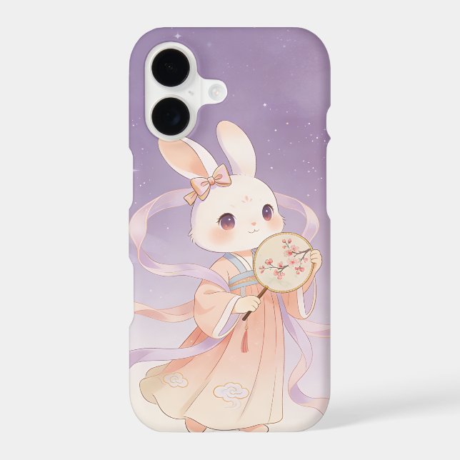 Cute Jade Rabbit iPhone Case (Back)