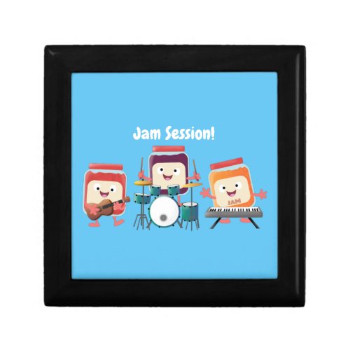 Cute jam session cartoon musician humour gift box