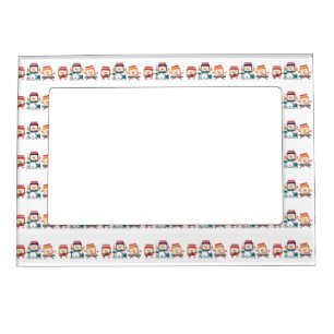 Cute jam session cartoon musician humour magnetic frame