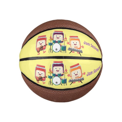 Cute jam session cartoon musician humour mini basketball