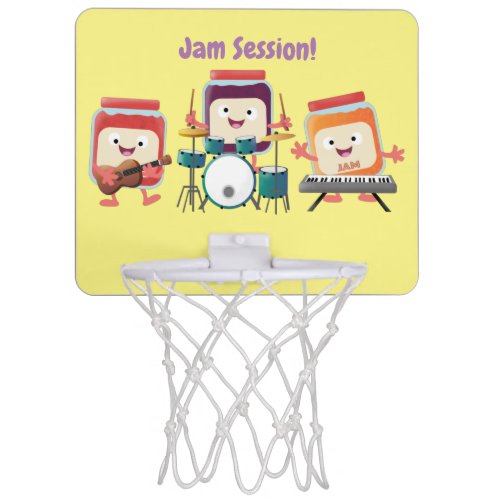 Cute jam session cartoon musician humour mini basketball hoop