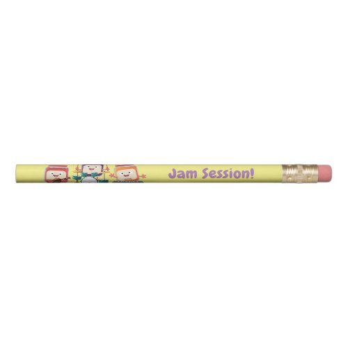 Cute jam session cartoon musician humour pencil