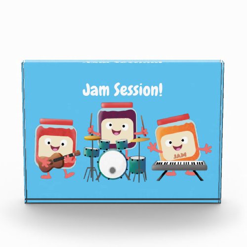 Cute jam session cartoon musician humour photo block