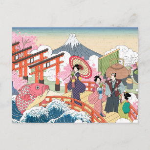 Cute Japan Postcard