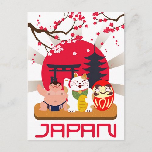 Cute Japan Postcard