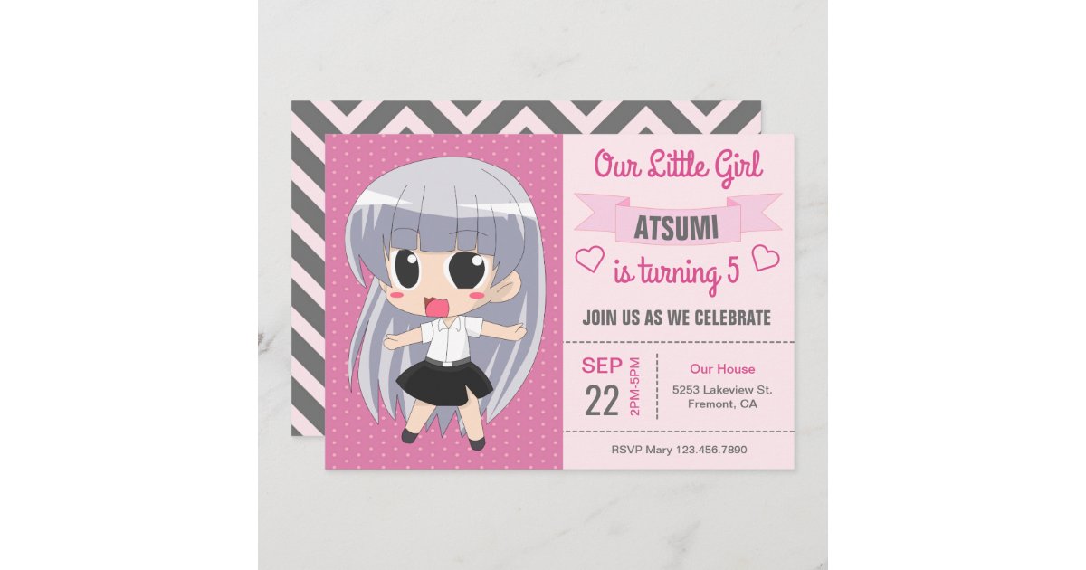 Anime Party Flyer Template