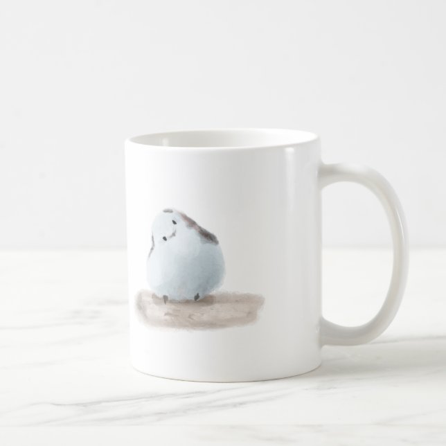 Cute Japanese Bird Shima Enaga Mug (Right)