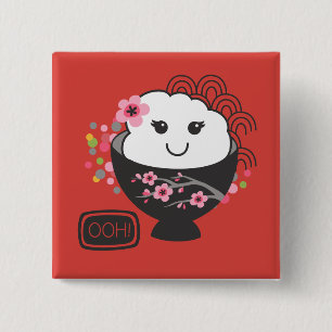 Cute Japanese Food Button