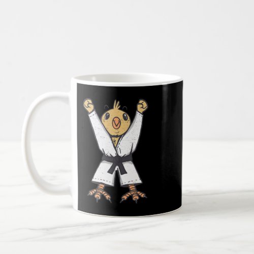 Cute Japanese Karate Boys and Girls Chicken 21 Coffee Mug