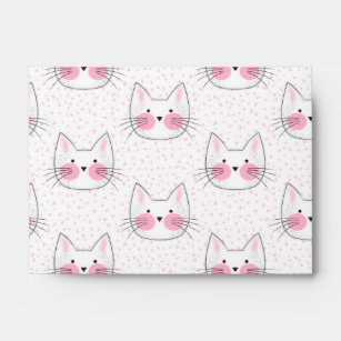 Cute Japanese Kawaii Kitty Cats Envelope