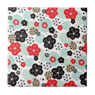 Cute Japanese patterns design Case-Mate iPhone Cas Ceramic Tile
