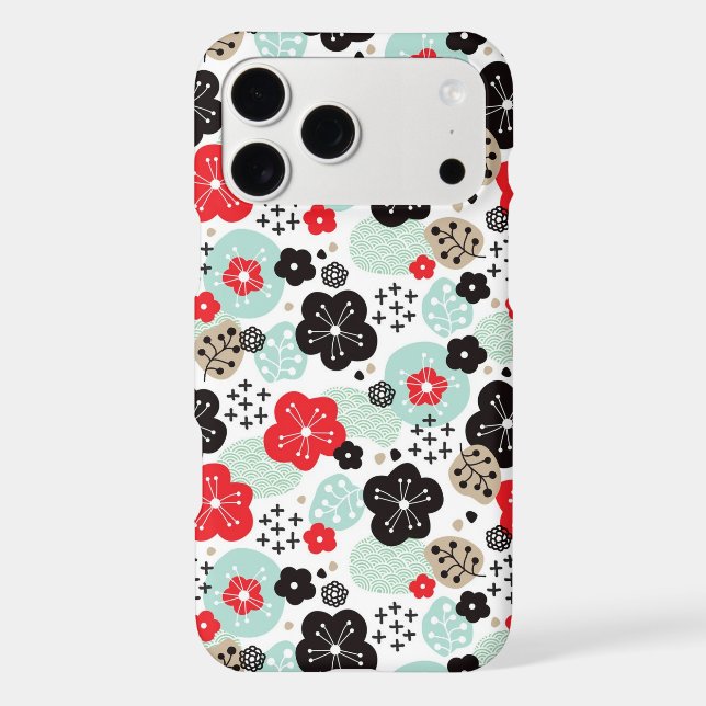 Cute Japanese patterns design Iphone Case (Back)