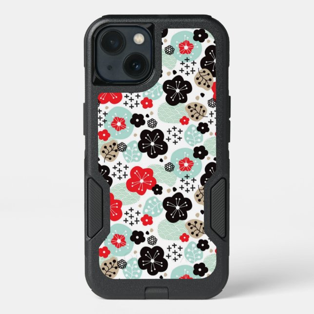 Cute Japanese patterns design Otterbox iPhone Case (Back)